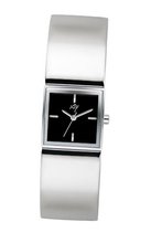 Joy Quartz with Brown Dial Analogue Display and Silver Stainless Steel Strap JW611