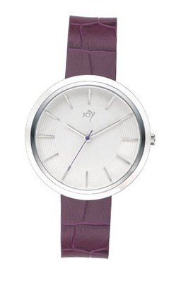 Joy Quartz with White Dial Analogue Display and Red Leather Strap JW617