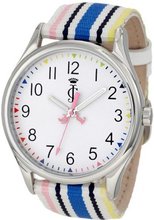 Juicy Couture 1900913 Juicy Stripes Grosgrain Leather Strap
