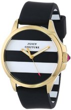 Juicy Couture 1901098 Jetsetter Black and White Stripe Dial