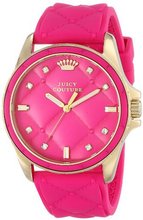 Juicy Couture 1901100 Stella Pink Quilted Silicone Dial