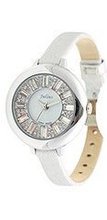 Julius JA-600A White Rim and Band with Clear Dial Analog  Wrist
