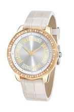 Just Cavalli R7251196503 Shiny White/Gold-Tone Leather
