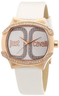 Just Cavalli R7251581501 Born Rose Gold Ion-Plated Coated Stainless Steel Swarovski Crystal