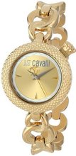 Just Cavalli R7253137617 Lily Yellow Gold Ion-Plated Coated Stainless Steel Sunray Dial