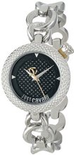 Just Cavalli R7253137625 Lily Round Stainless Steel Black Dial