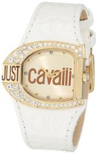 Just Cavalli R7253160502 Logo Yellow Gold Ion-Plated Coated Stainless Steel Swarovski Crystal Bracelet Set