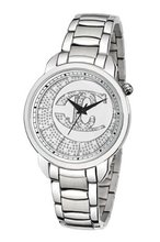 Just Cavalli R7253178645 Trendy Silver-Tone/White Stainless Steel