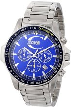 Just Cavalli R7273693035 Actually Stainless Steel Chronograph 24-Hour Sub Dials
