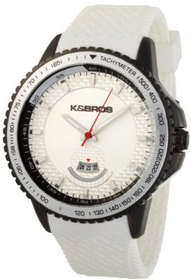 K&BROS 2760509 Steel Overland Black Ion-Plated White Rubber