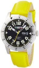 K&BROS 9434-2 Steel Rowmaster Silver-tone Black and Yellow