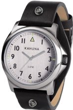 Kahuna KUS-0077G White Black Leather Cuff