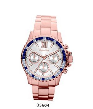 TRENDY FASHION Rose Gold Metal Band with White Dial BY FASHION DESTINATION