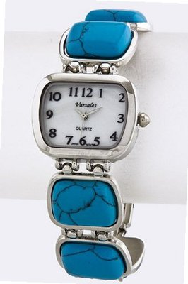 Trendy Fashion TURQUOISE STONE BRACELET WATCH By Fashion Destination