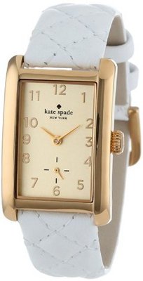 kate spade new york 1YRU0141 "Cooper" Quilted White Strap