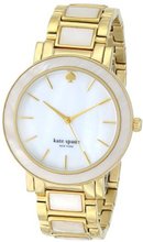 kate spade new york 1YRU0394 "Gramercy" Gold-Tone and Mother-of-Pearl Bracelet