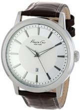 Kenneth Cole New York KC1952 "Modern Core" Stainless Steel with Brown Leather Strap