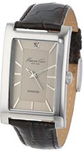 Kenneth Cole New York KC1984 Rock Out Silver Dial Diamond Dial Analog Strap