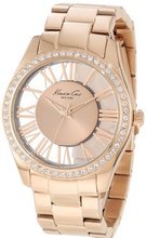 Kenneth Cole New York KC4852 Transparency Rose Gold Transparency Analog Ladies
