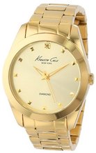 Kenneth Cole New York KC4949 Rock Out Yellow Gold Dial Diamond Dial Bracelet