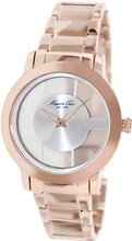Kenneth Cole New York Round Rose-Gold with Transparent Dial #KC4926