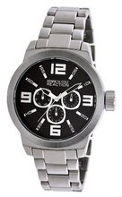 Kenneth Cole REACTION RK3218 Street Collection Black Dial Silver