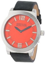 Kenneth Cole REACTION Unisex RK1284 Street Collection Red Dial