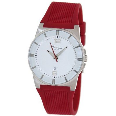 Kenneth Cole KC2787 Red Silicone Quartz with White Dial