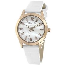 Kenneth Cole New York Gold-Tone Leather Ladies KCW2010