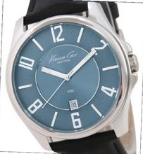 Kenneth Cole New York Leather Collection Blue Dial #KC1569BL