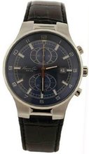 Kenneth Cole New York Leather Collection Chrono Blue Dial #KC1538