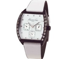 Kenneth Cole New York Sporty White Leather Strap KC2499