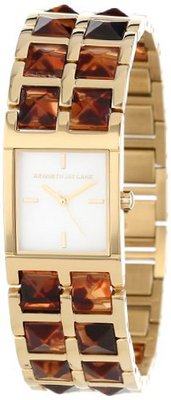 Kenneth Jay Lane 1508 1500 Series Gold Ion-Plated Steel/Tortoise