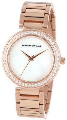 Kenneth Jay Lane 2606 MOP Rose Gold Ion-Plated