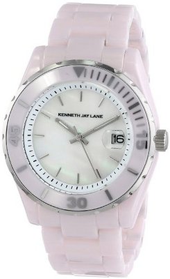 Kenneth Jay Lane KJLANE-3015 3000 Series Analog Display Japanese Quartz Pink