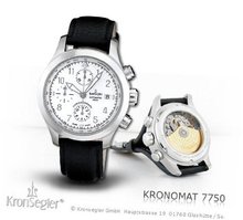 Kronsegler Kronomat Valjoux Automatic Chronograph steel-white