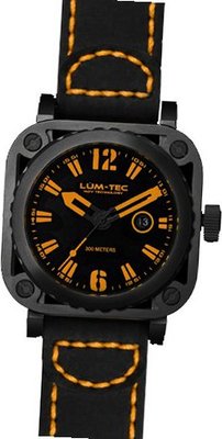 LUM-TEC G7 Black/Orange Skeleton