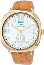 La Mer Collections LMOVW2049 Tan Gold Oversized Vintage