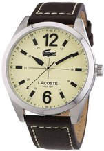 Lacoste Montreal Cream Dial Brown Leather 2010696