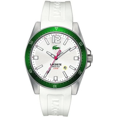 Lacoste Seattle White Dial White Silicone Rubber 2010664