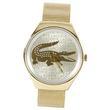 Lacoste Valencia Stainless Steel Mesh - Gold-Tone #2000811