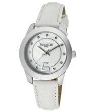 White Mother Of Pearl Dial White Genuine Leather