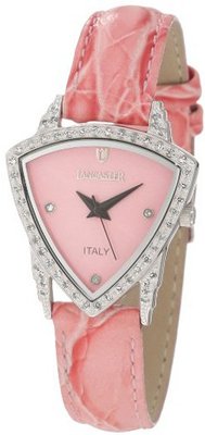 Lancaster OLA0274RO-RO Diamond Accented Pink Dial Pink Leather