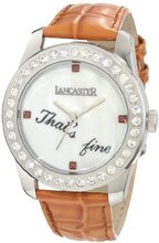 Lancaster OLA0476BN-MR Non Plus Ultra Mother-Of-Pearl Dial Light Brown Leather