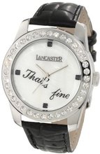 Lancaster OLA0476BN-NR Non Plus Ultra Mother-Of-Pearl Dial Black Leather
