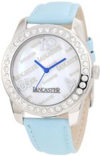 Lancaster OLA0477BN-CL Non Plus Ultra Mother-Of-Pearl Dial Light Blue Silk