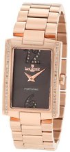 Lancaster OLA0513MR Diamond Accented Lilac Dial Rose Gold Plated Stainless Steel