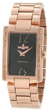Lancaster OLA0513NR Diamond Accented Grey Dial Rose Gold Plated Stainless Steel