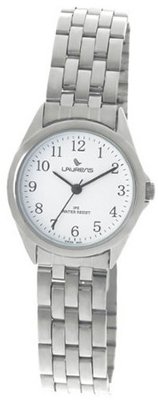 Laurens KW09J900Y Stainless Steel Bracelet White Dial