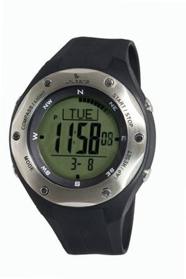 Laurens L126J900Y Technical Digital Black Resin Multifunction Compass Dual Time